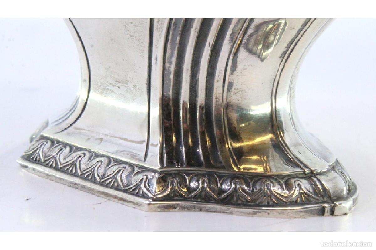 Antig&uuml;edades: plato de dulces de plata - Foto 4