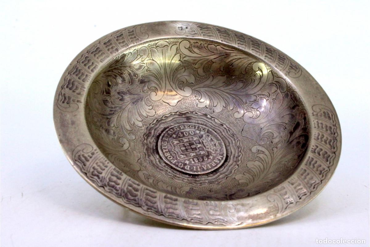 Antig&uuml;edades: plato de dulces de plata - Foto 4