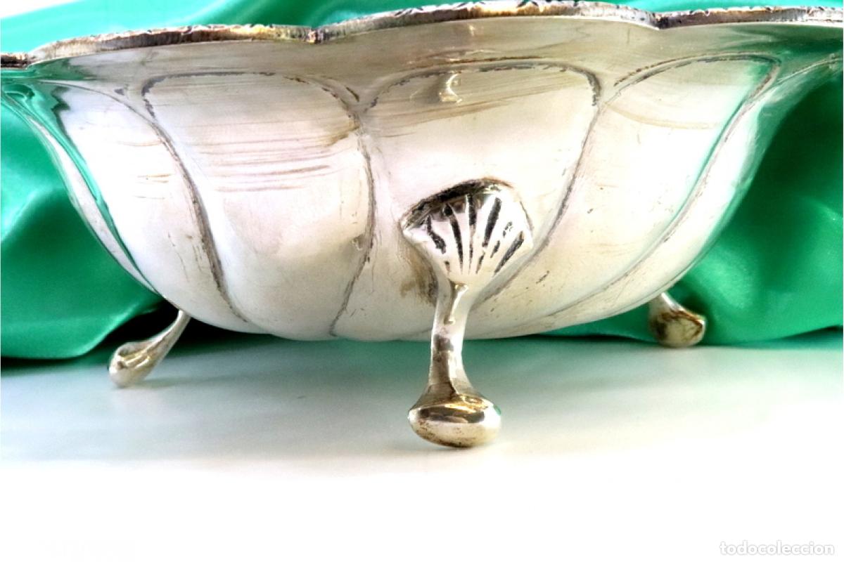Antig&uuml;edades: plato de dulces de plata - Foto 4