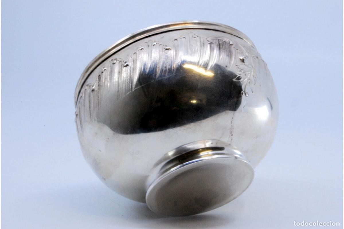 Antig&uuml;edades: plato de dulces de plata - Foto 4