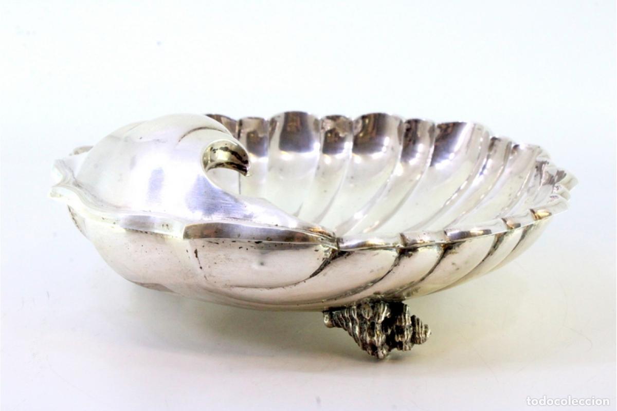 Antig&uuml;edades: plato de dulces de plata - Foto 6