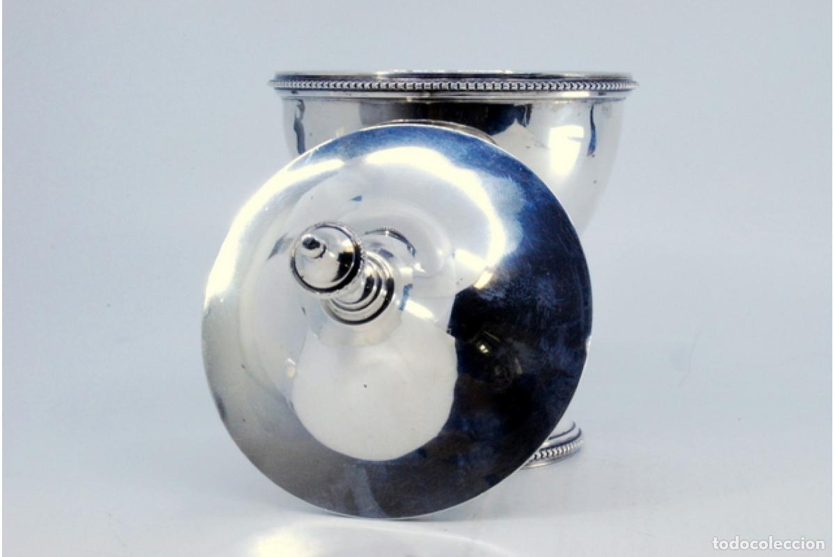 Antig&uuml;edades: plato de dulces de plata - Foto 6