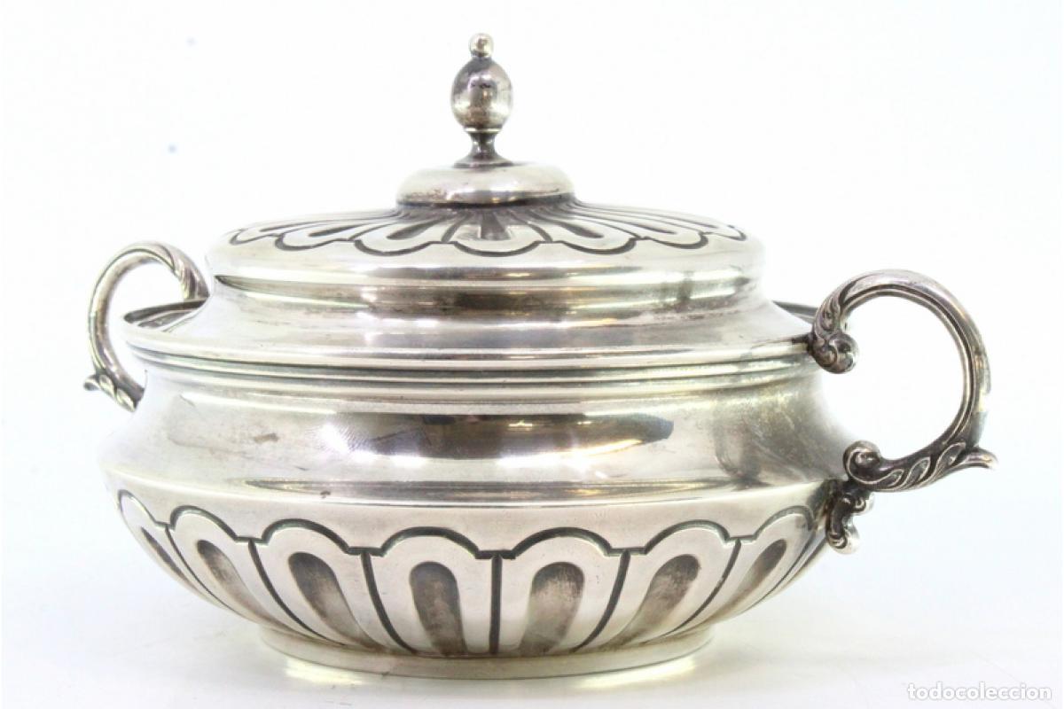 Antig&uuml;edades: plato de dulces de plata - Foto 7