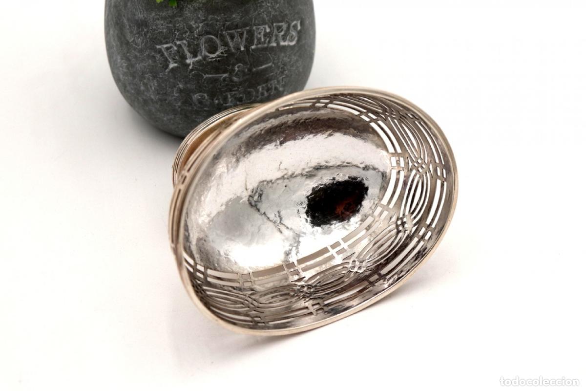 Antig&uuml;edades: plato de dulces de plata - Foto 4