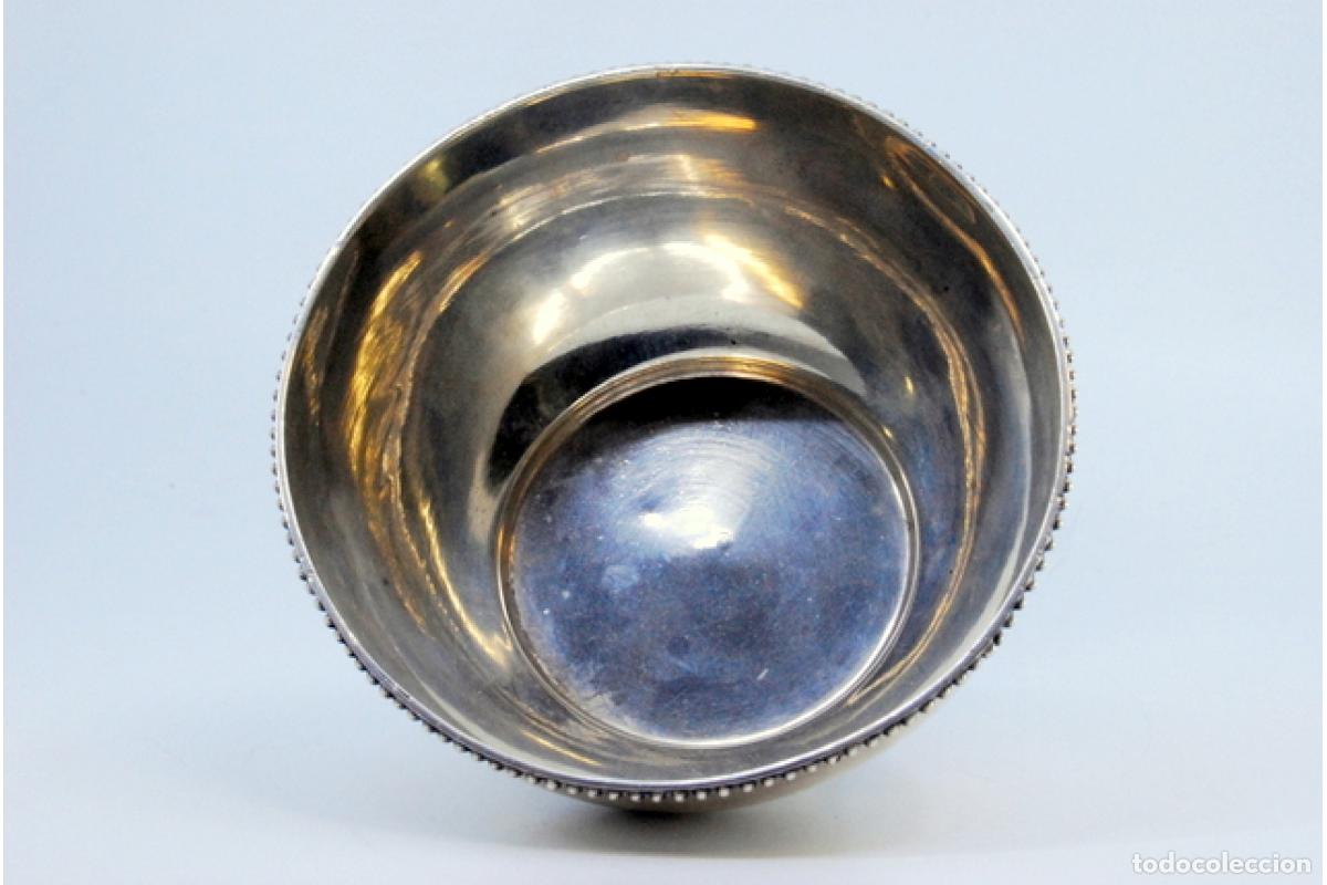 Antig&uuml;edades: Taza de lavabo, en plata - Foto 3