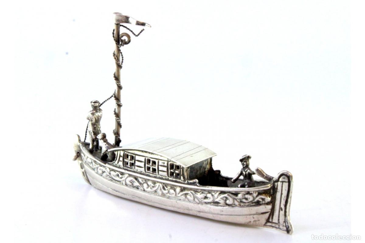 Antig&uuml;edades: Barco de plata - Foto 5