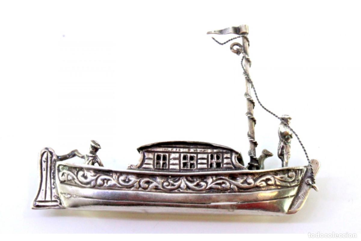 Antig&uuml;edades: Barco de plata - Foto 8
