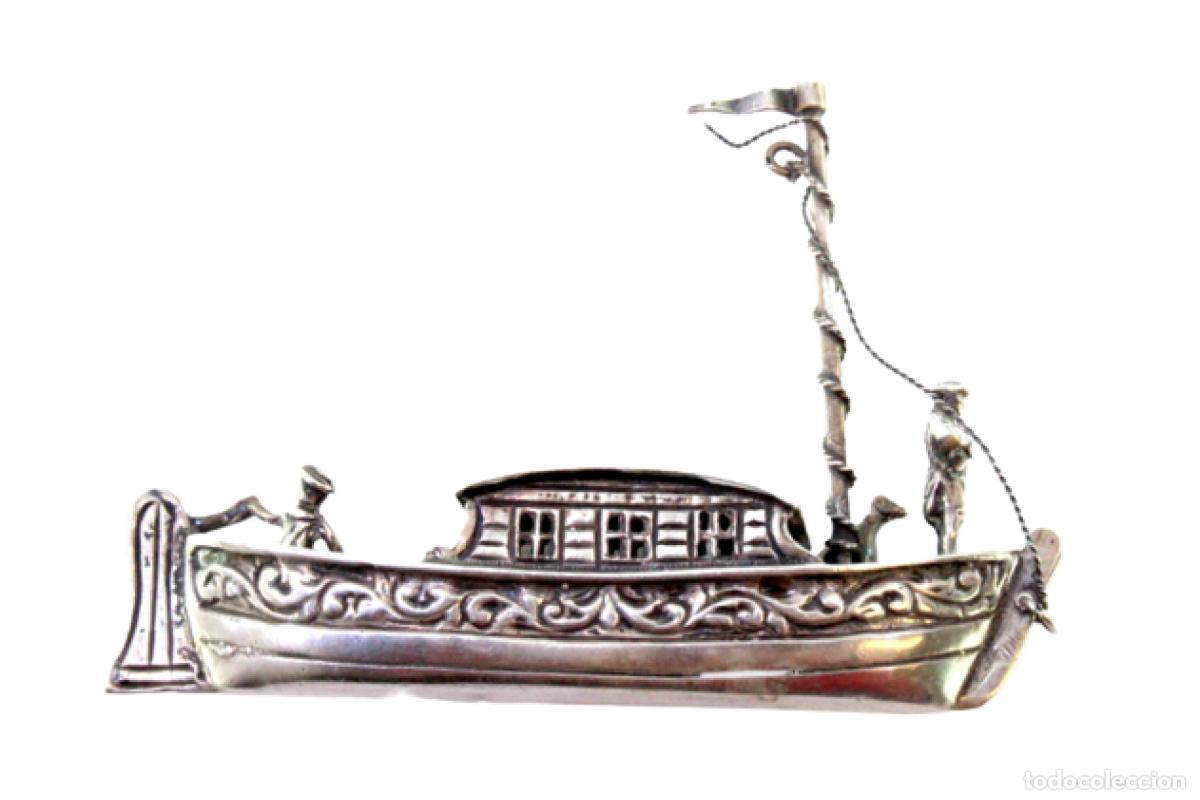 Antig&uuml;edades: Barco de plata - Foto 1
