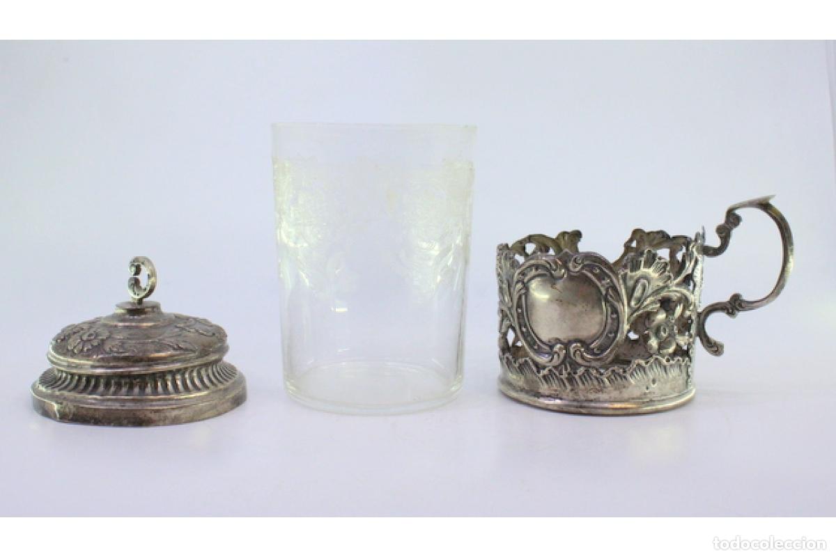 Antig&uuml;edades: Posavasos plateado - Foto 2