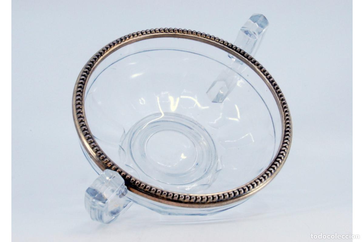 Antig&uuml;edades: plato de dulces de plata - Foto 2