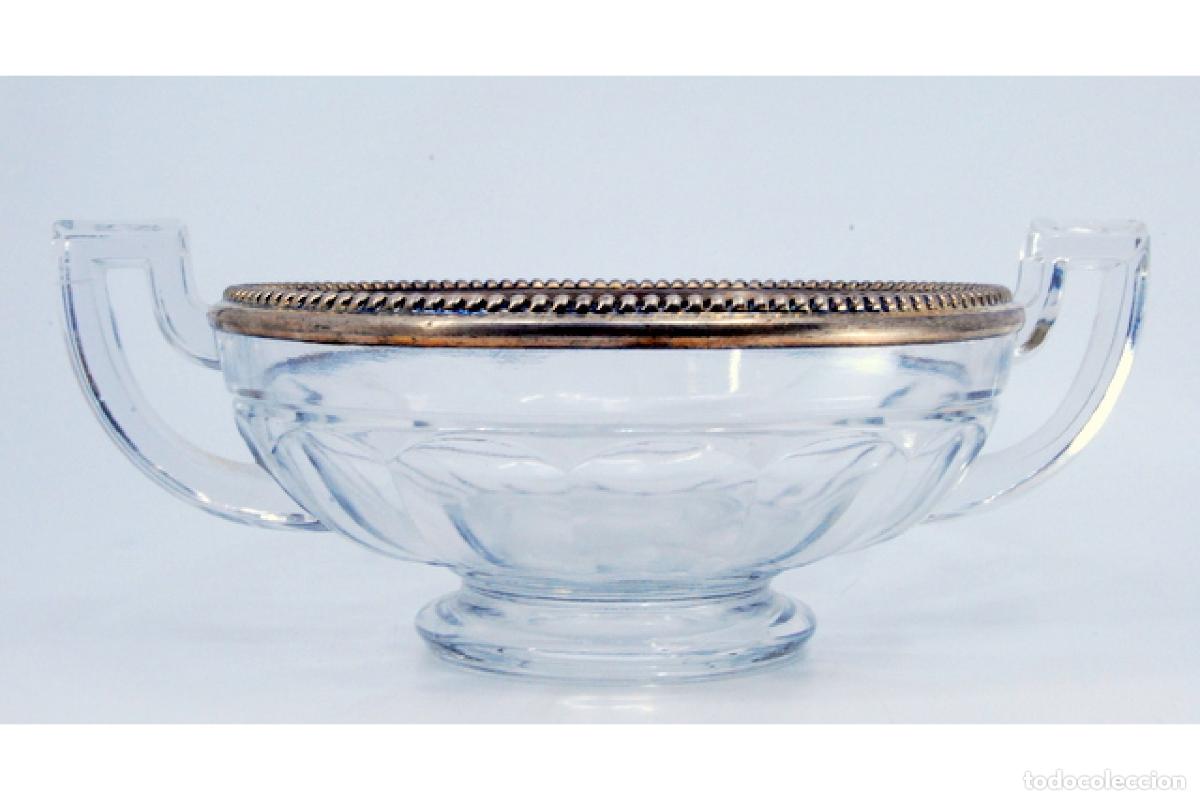 Antig&uuml;edades: plato de dulces de plata - Foto 3