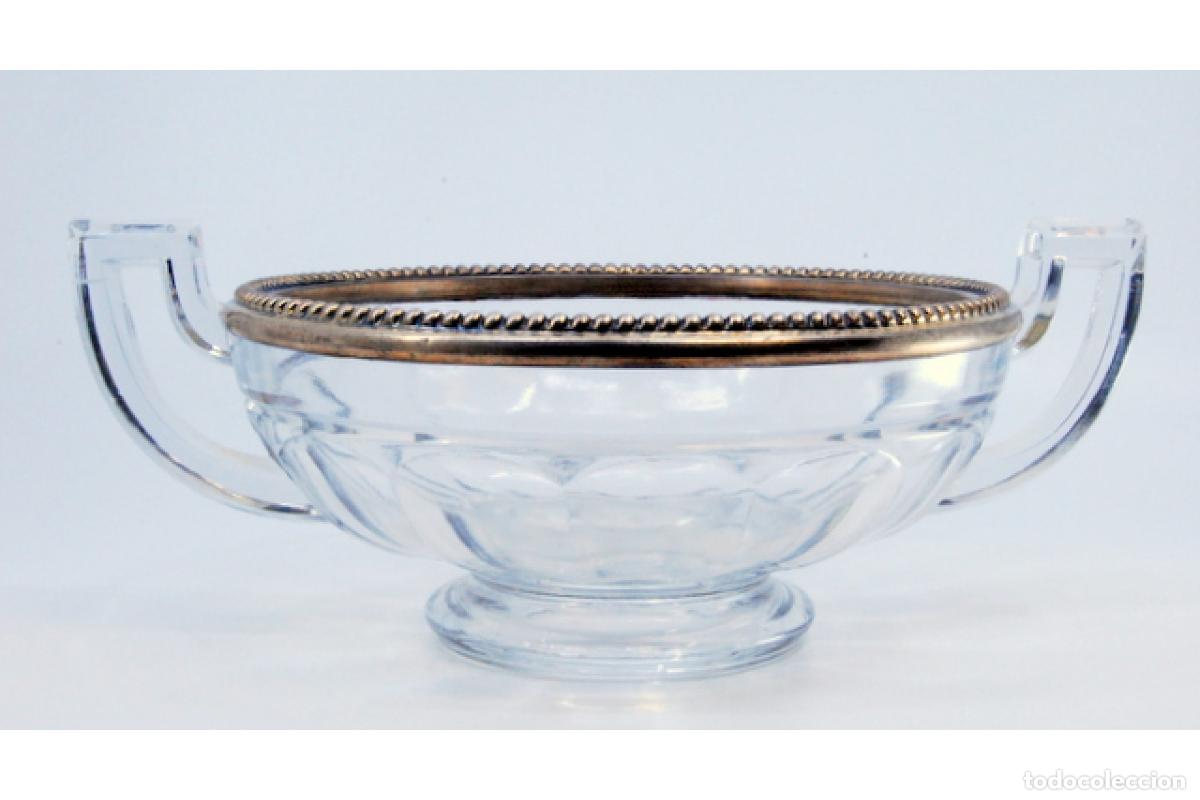 Antig&uuml;edades: plato de dulces de plata - Foto 6