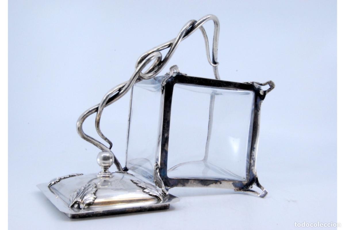 Antig&uuml;edades: plato de dulces de plata - Foto 6