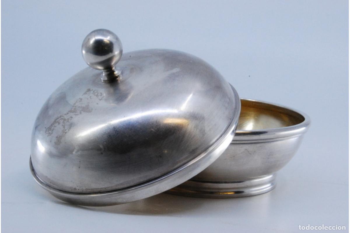 Antig&uuml;edades: plato de dulces de plata - Foto 5