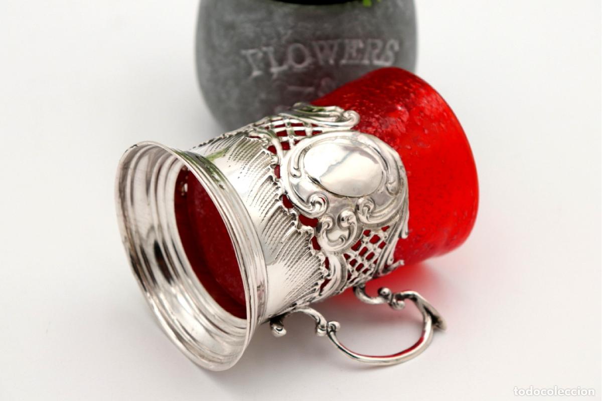 Antig&uuml;edades: Posavasos plateado - Foto 3