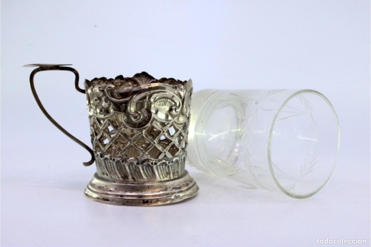 Antig&uuml;edades: Posavasos plateado - Foto 2