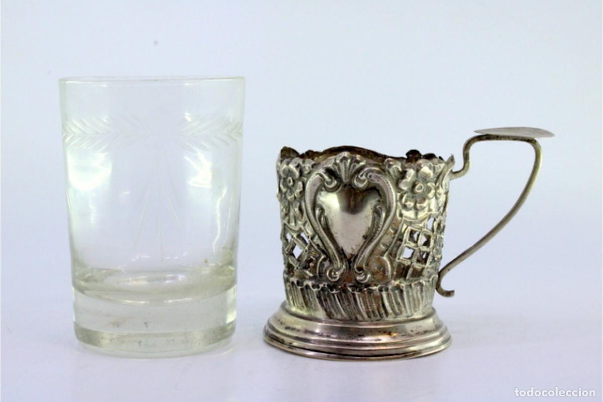 Antig&uuml;edades: Posavasos plateado - Foto 3