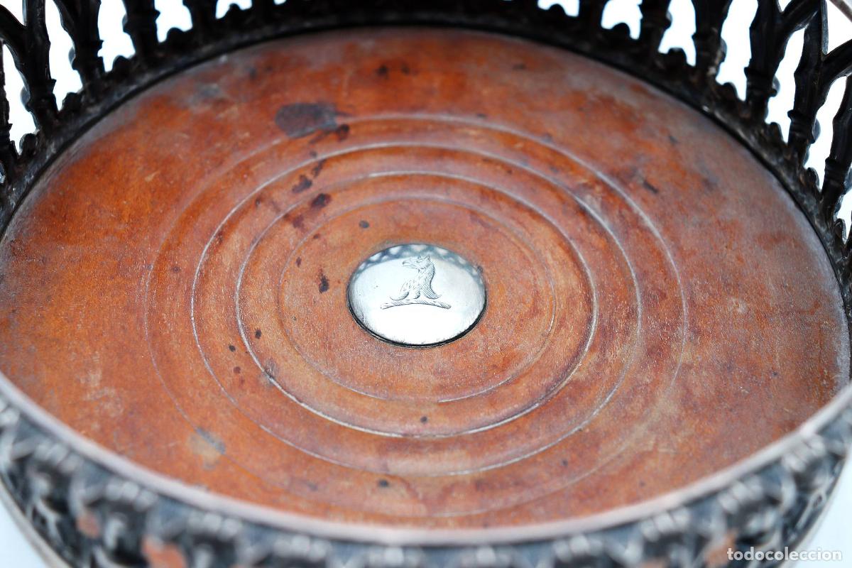 Antig&uuml;edades: Portabotellas, en plata - Foto 2