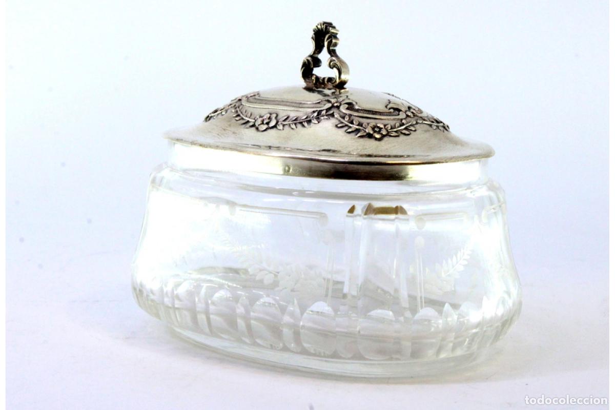 Antig&uuml;edades: plato de dulces de plata - Foto 6