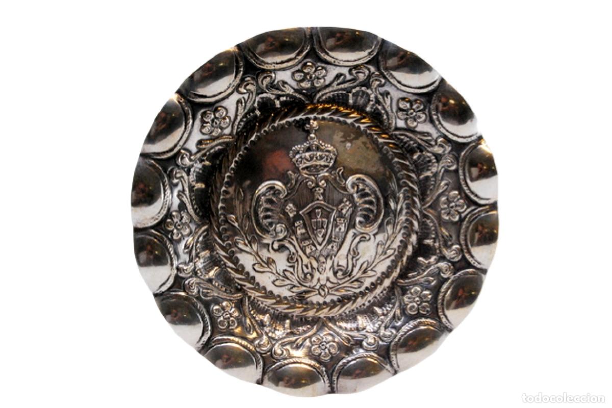 Antig&uuml;edades: Cenicero de plata - Foto 1