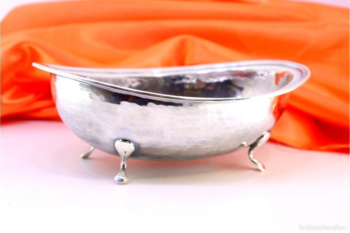 Antig&uuml;edades: plato de dulces de plata - Foto 2