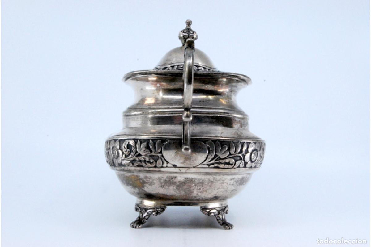 Antig&uuml;edades: Azucarero de plata - Foto 4
