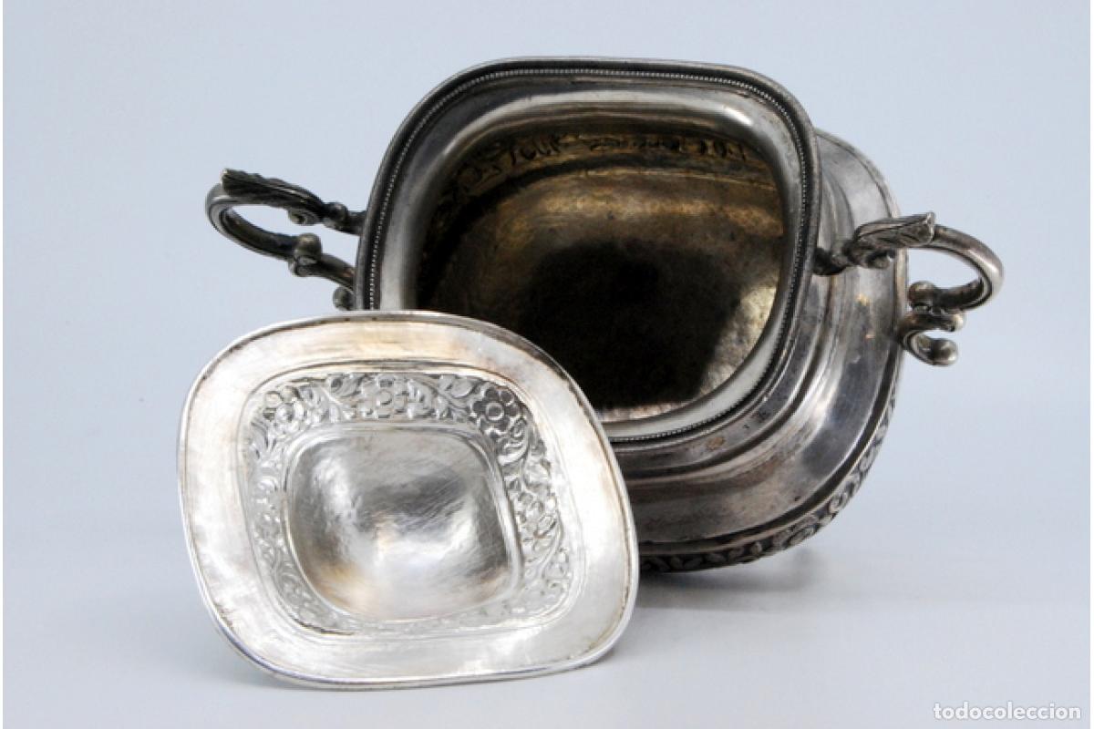 Antig&uuml;edades: Azucarero de plata - Foto 6