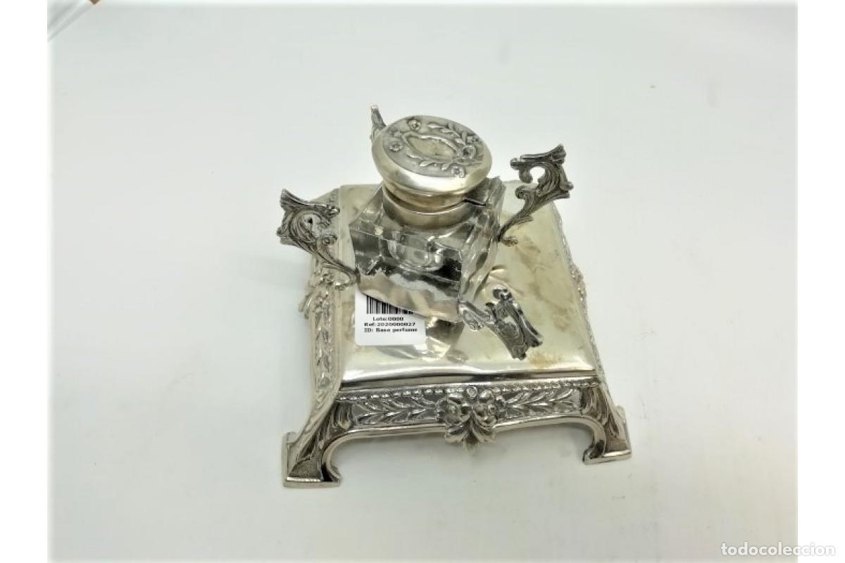 Antig&uuml;edades: tintero de plata - Foto 3