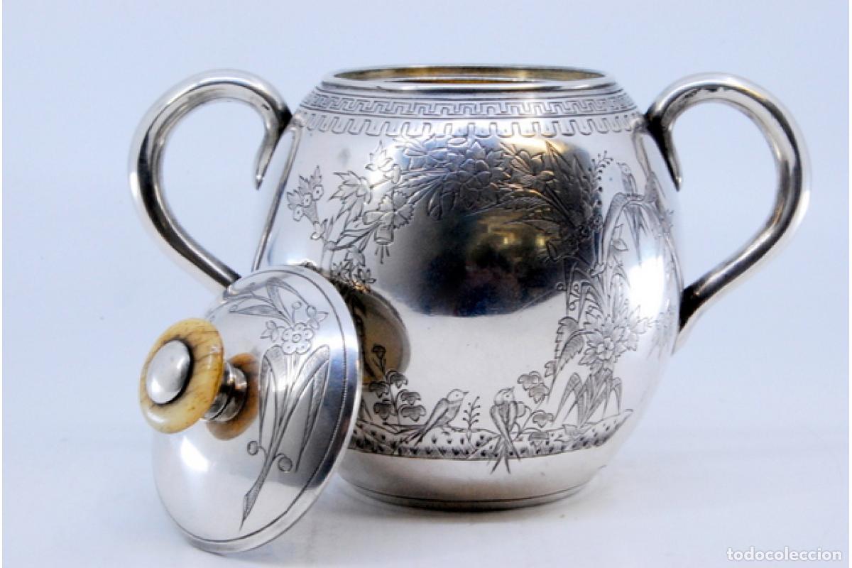 Antig&uuml;edades: Azucarero de plata - Foto 4