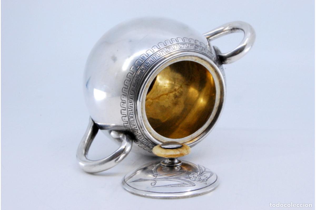 Antig&uuml;edades: Azucarero de plata - Foto 5