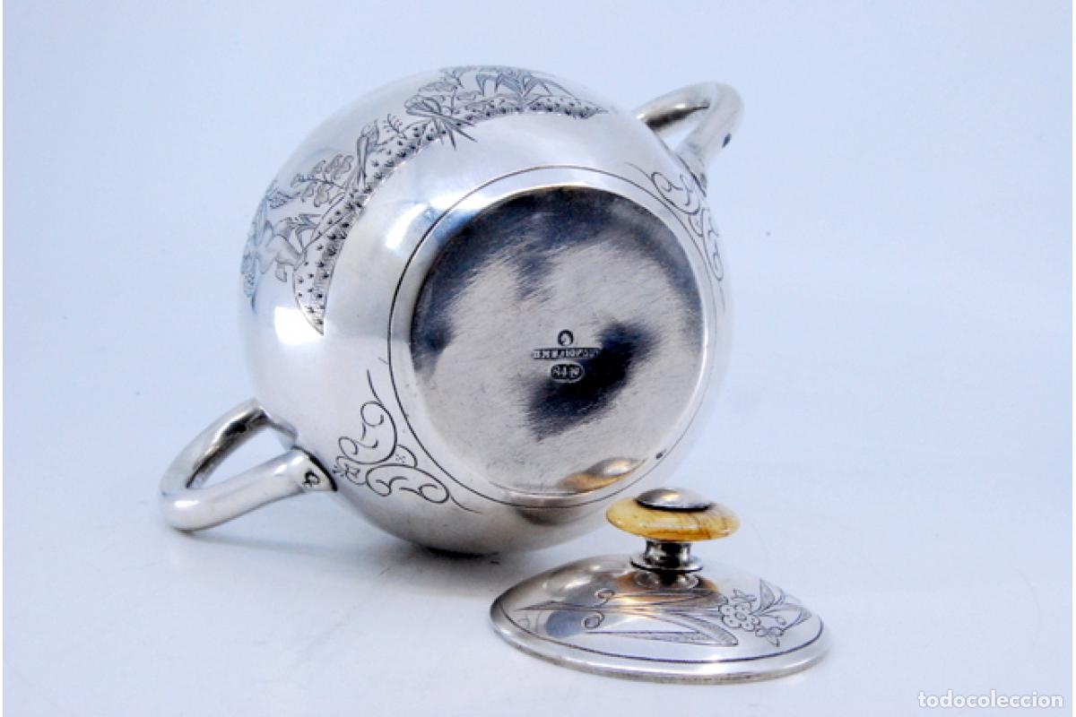 Antig&uuml;edades: Azucarero de plata - Foto 6