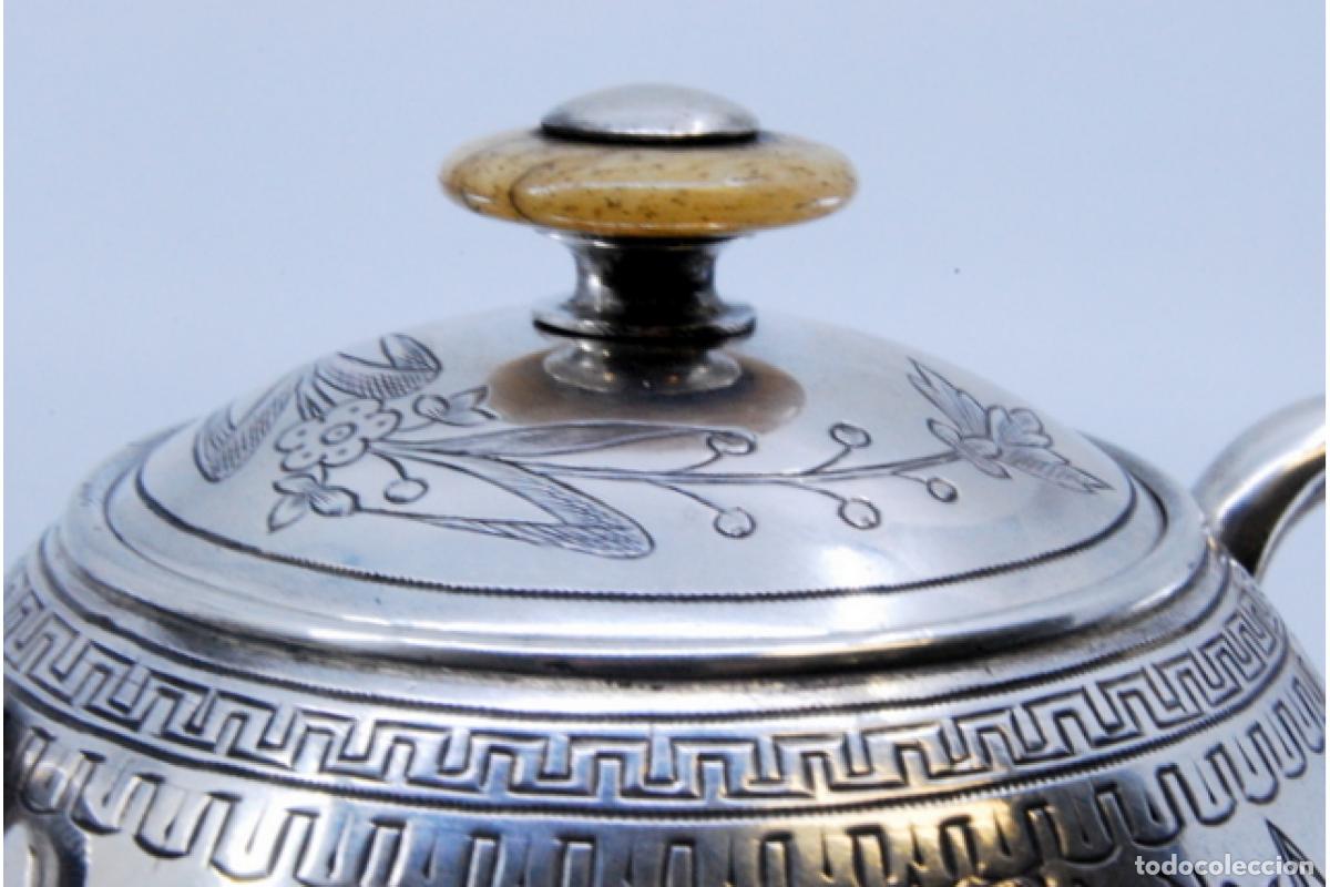 Antig&uuml;edades: Azucarero de plata - Foto 7