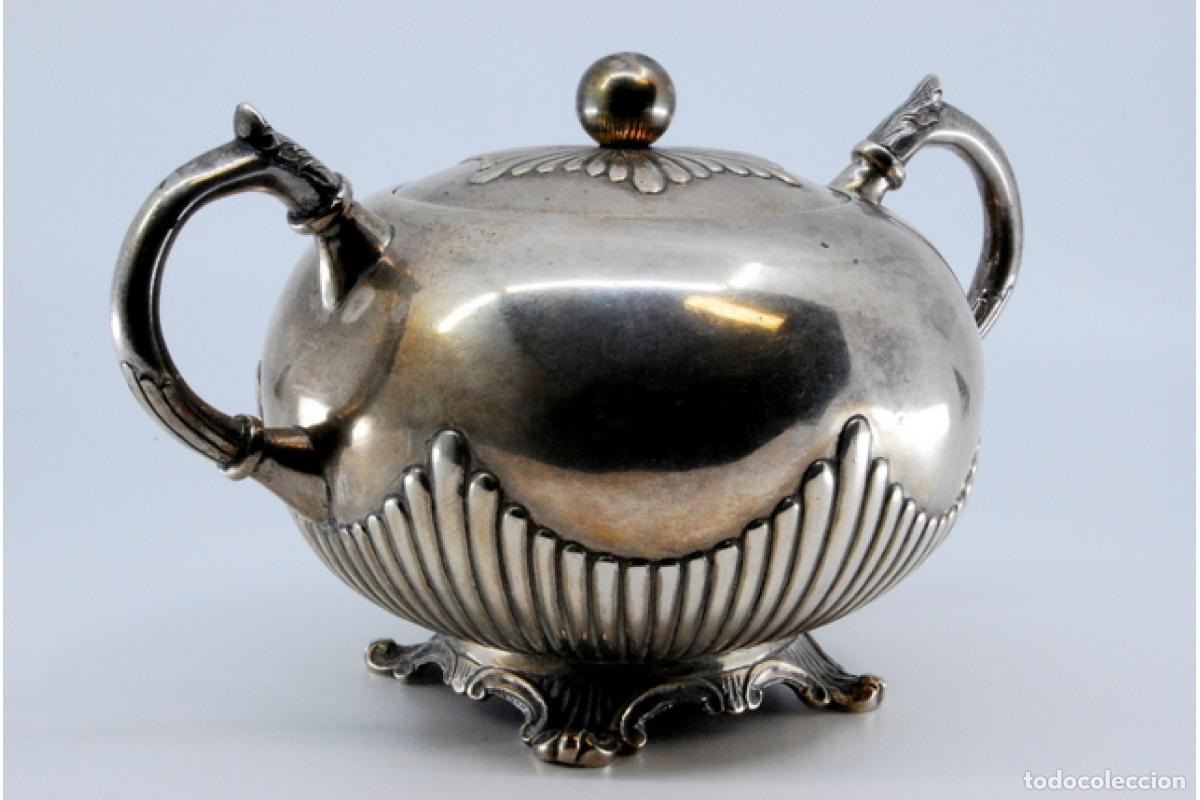 Antig&uuml;edades: Azucarero de plata - Foto 2
