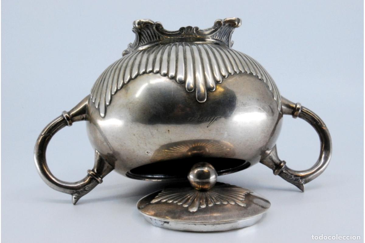 Antig&uuml;edades: Azucarero de plata - Foto 4