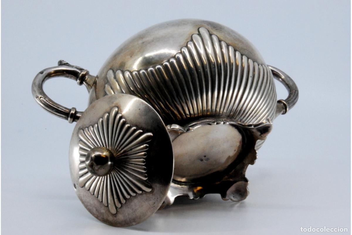 Antig&uuml;edades: Azucarero de plata - Foto 6