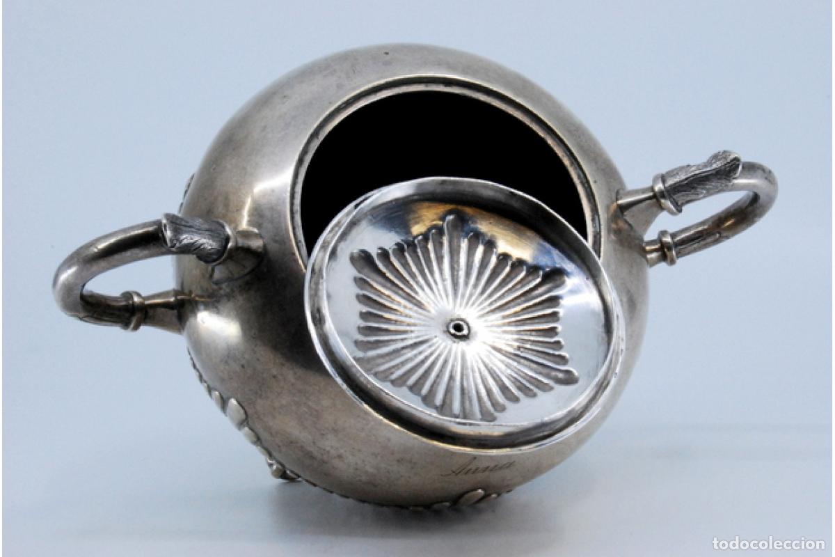 Antig&uuml;edades: Azucarero de plata - Foto 7