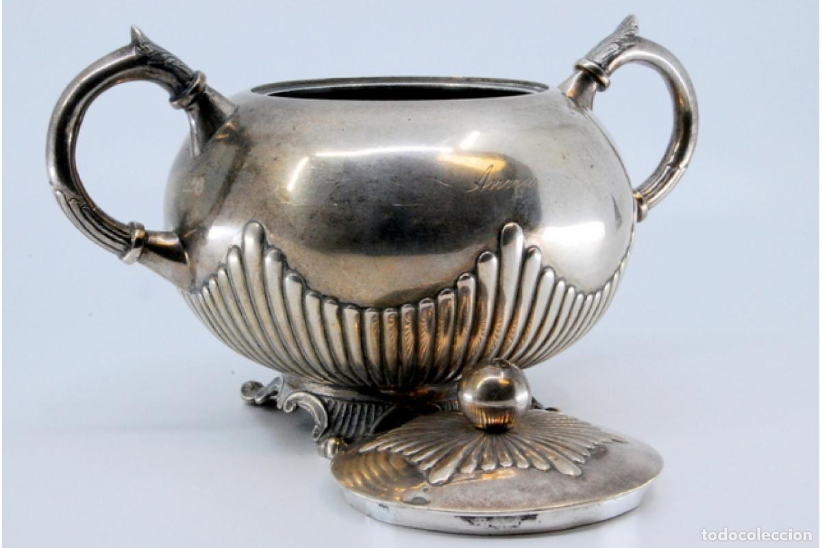 Antig&uuml;edades: Azucarero de plata - Foto 9