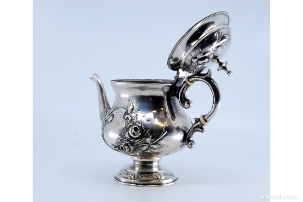 Antig&uuml;edades: Cafetera de plata - Foto 7