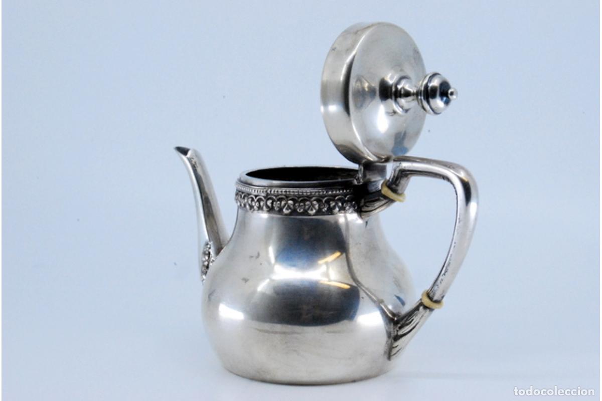 Antig&uuml;edades: Cafetera de plata - Foto 4
