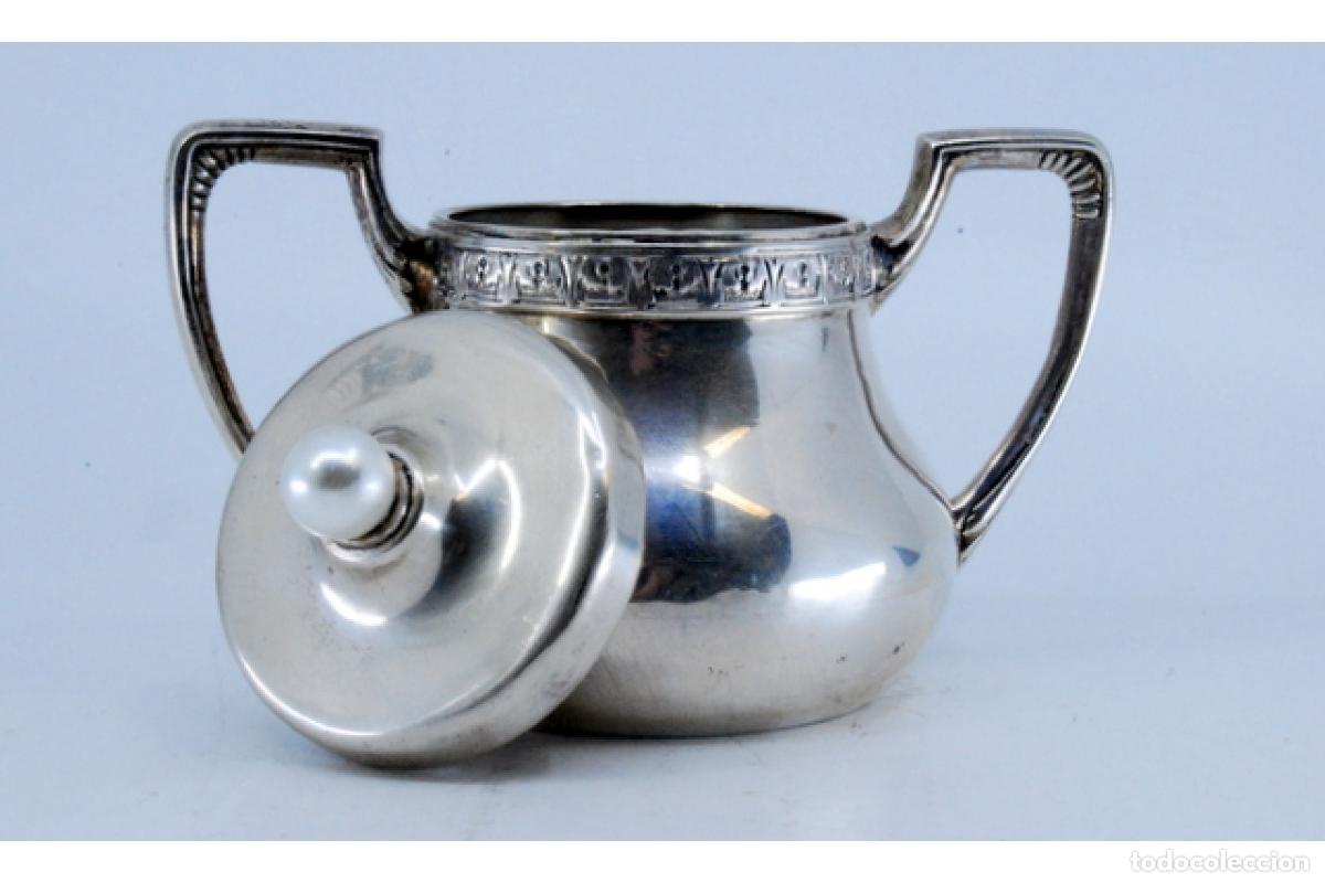 Antig&uuml;edades: Azucarero de plata - Foto 5