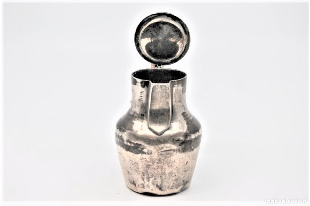 Antig&uuml;edades: jarra de leche de plata - Foto 2