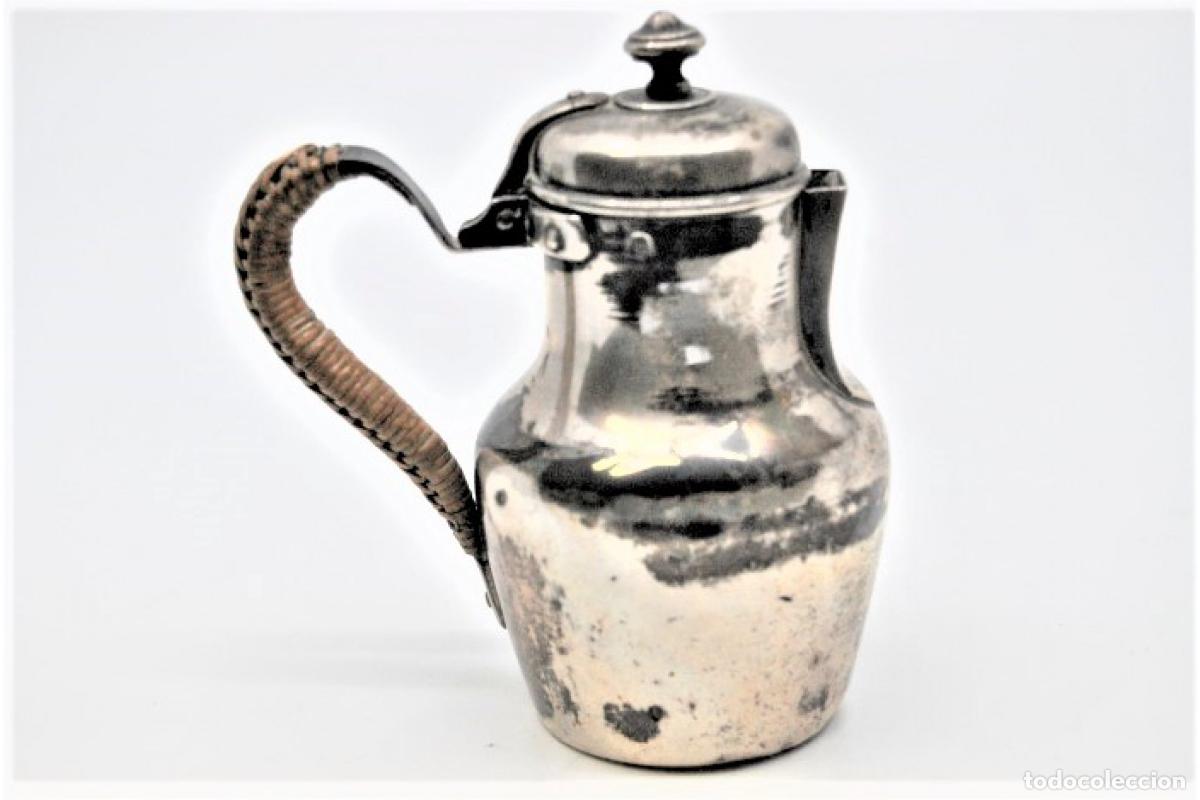 Antig&uuml;edades: jarra de leche de plata - Foto 4