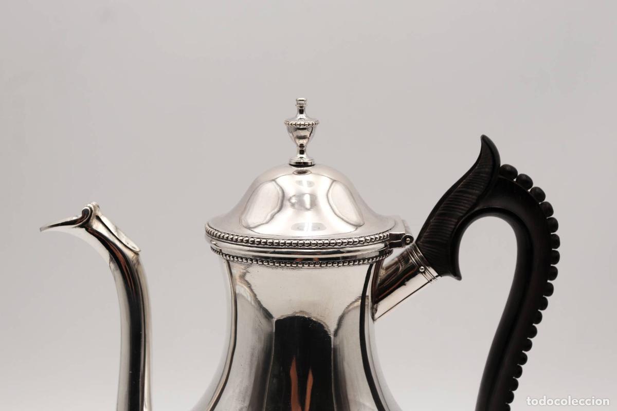 Antig&uuml;edades: Cafetera de plata - Foto 5