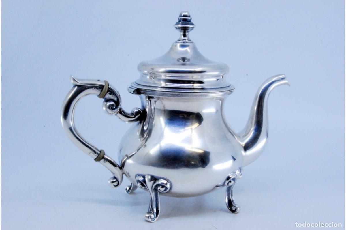 Antig&uuml;edades: Cafetera de plata - Foto 6