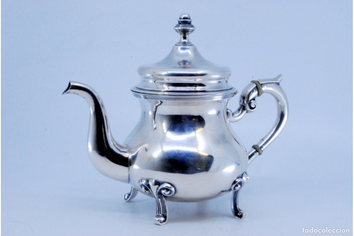 Antig&uuml;edades: Cafetera de plata - Foto 7