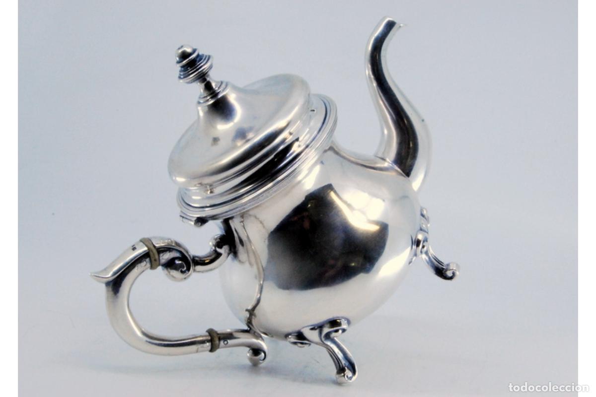 Antig&uuml;edades: Cafetera de plata - Foto 8