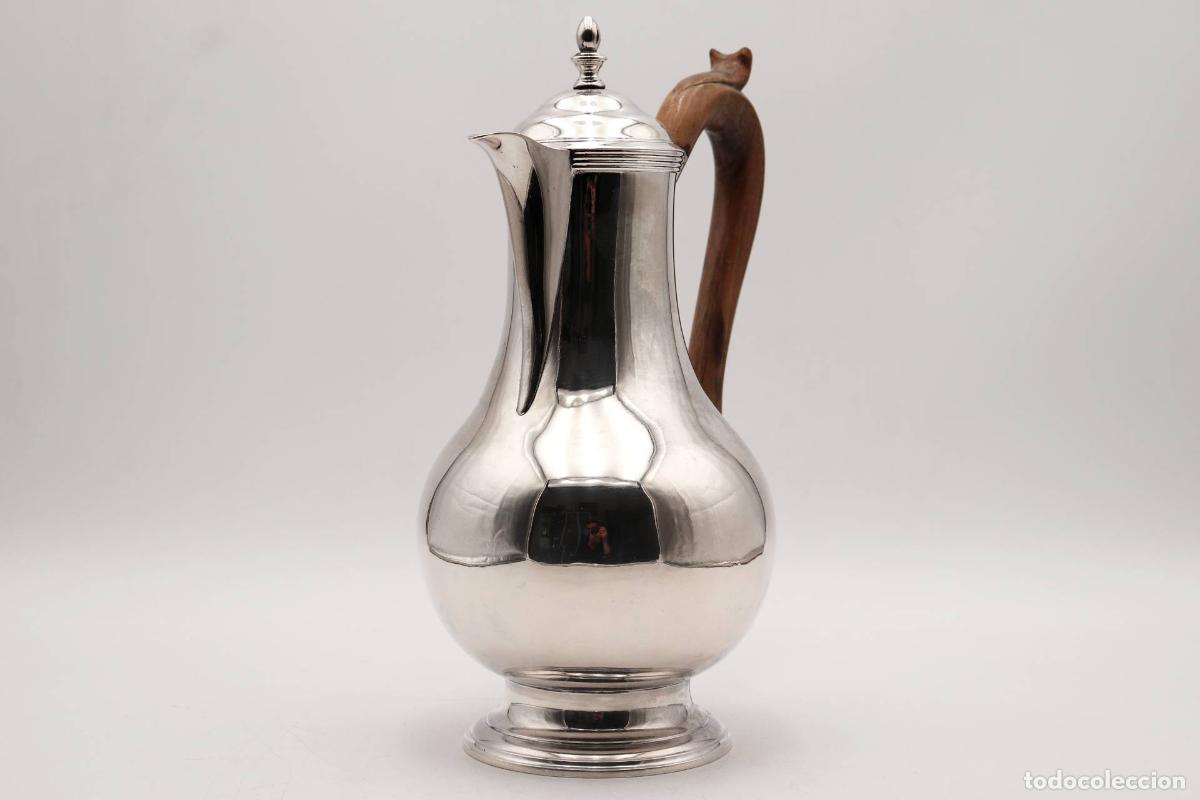 Antig&uuml;edades: Cafetera de plata - Foto 2