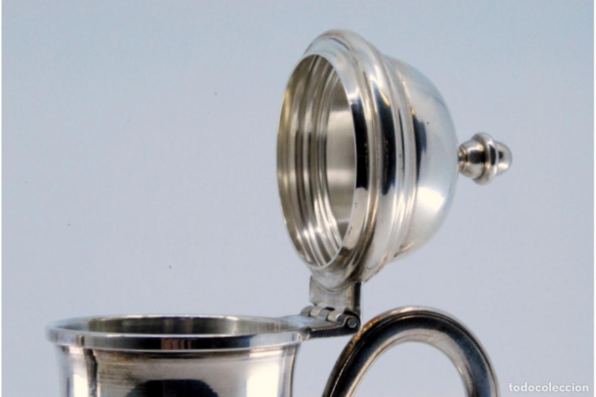 Antig&uuml;edades: Cafetera de plata - Foto 2