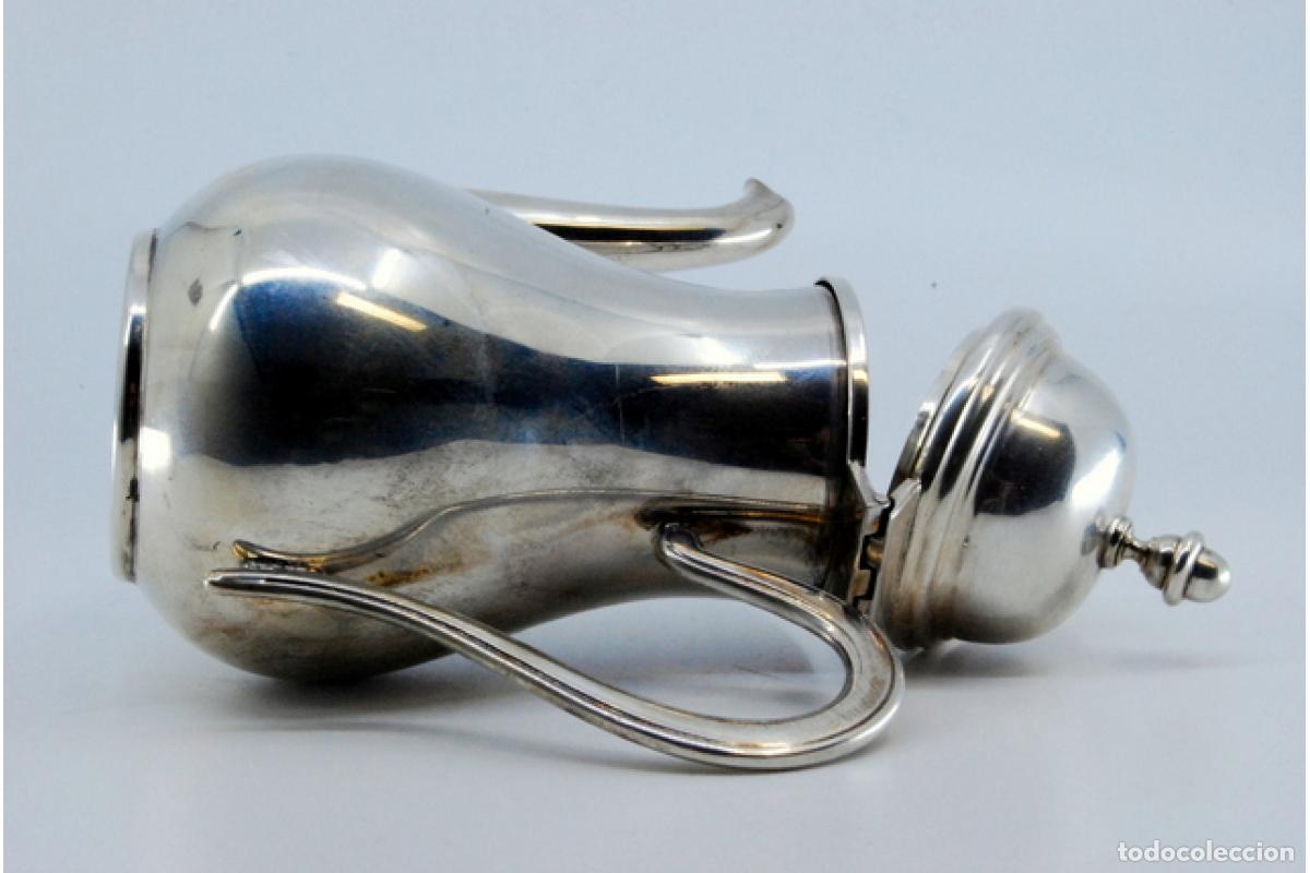 Antig&uuml;edades: Cafetera de plata - Foto 4