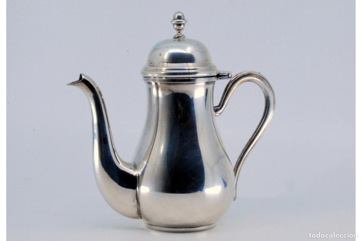 Antig&uuml;edades: Cafetera de plata - Foto 8